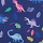 Ткань синий DINO-BL